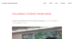 Desktop Screenshot of childrensstoriesfromindia.com