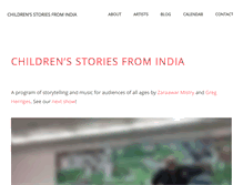 Tablet Screenshot of childrensstoriesfromindia.com